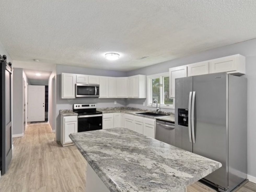 The kitchen after renovation