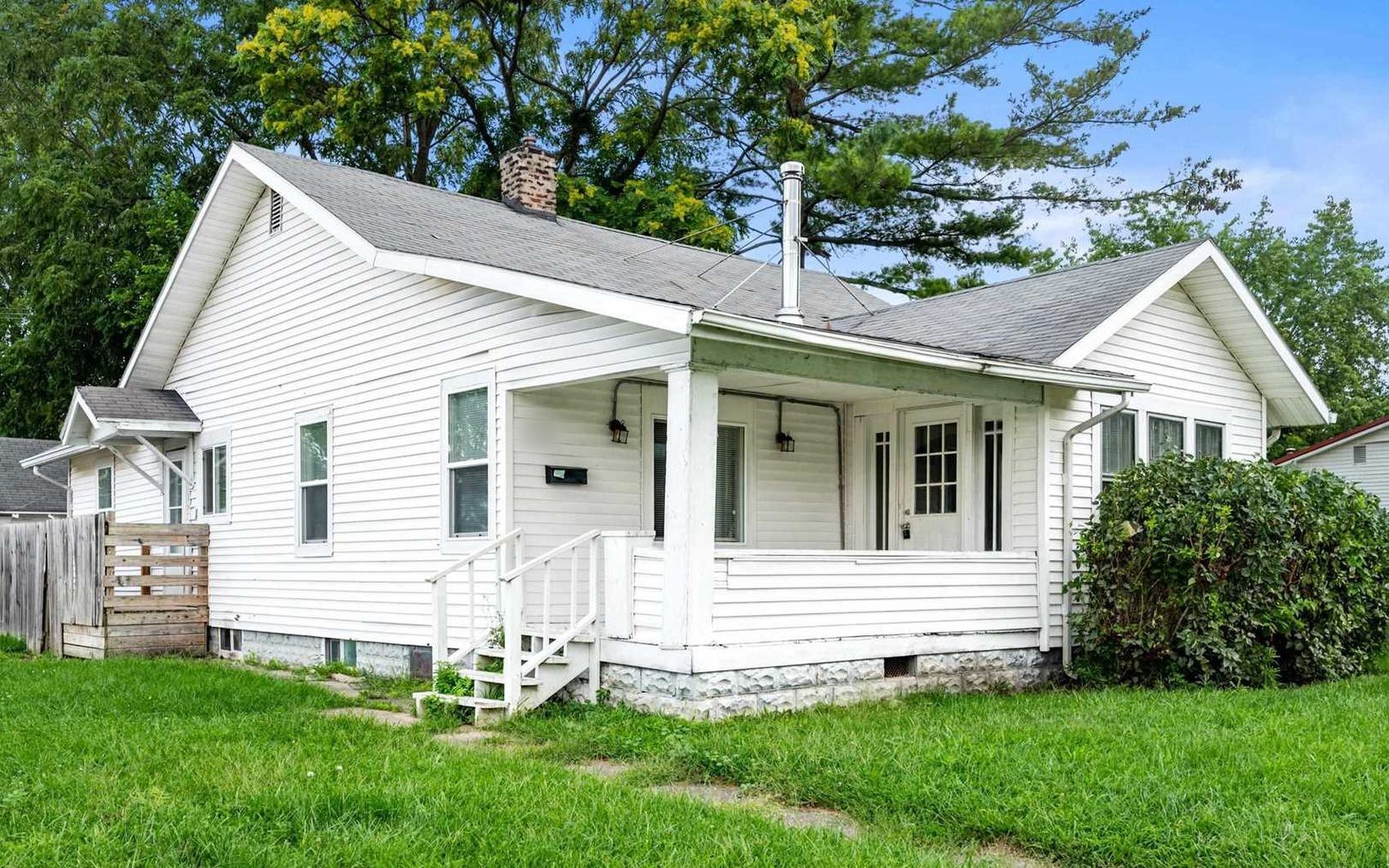 A house on West Memorial in Muncie that DURE bought and renovated